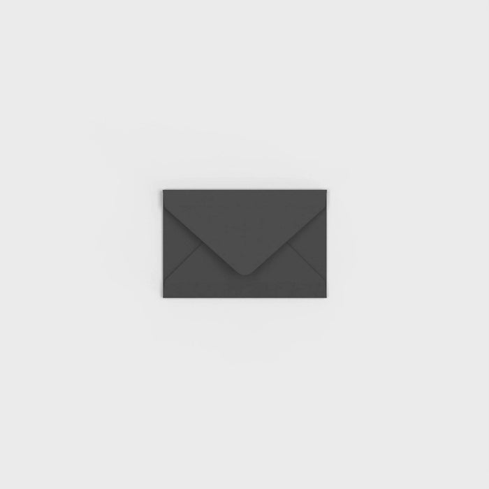 Envelope - Black Woven - 62X94mm