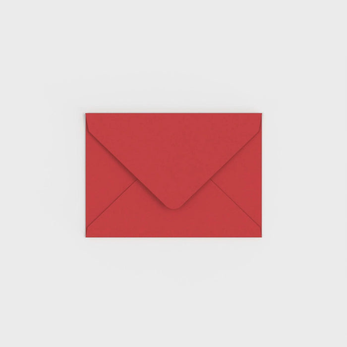 Envelope - Cherry Red Matte - A6 (114X162mm)