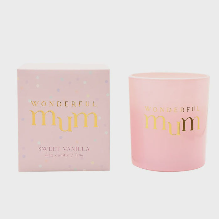 Confetti 120g Candle Mum