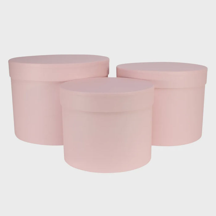 Light Pink Hat Box - 3 sizes