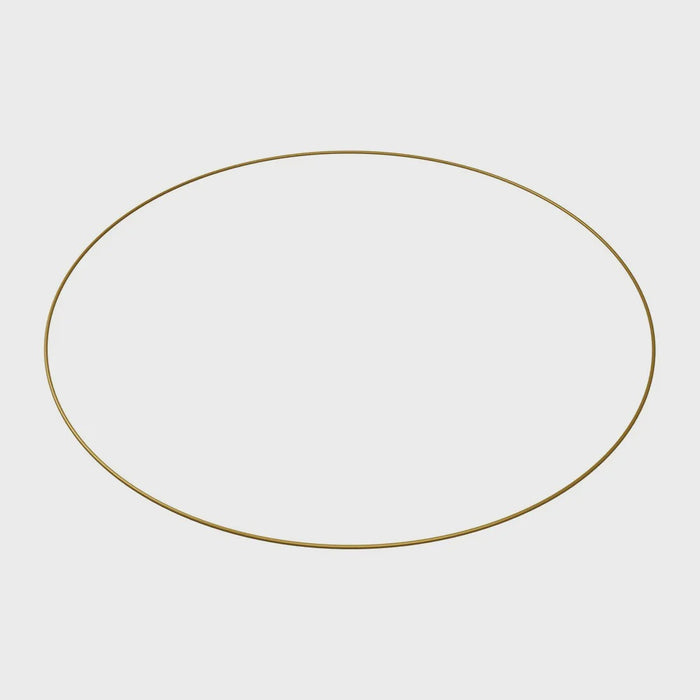 Gold Bridesmaid Flower Hoop - 60cm