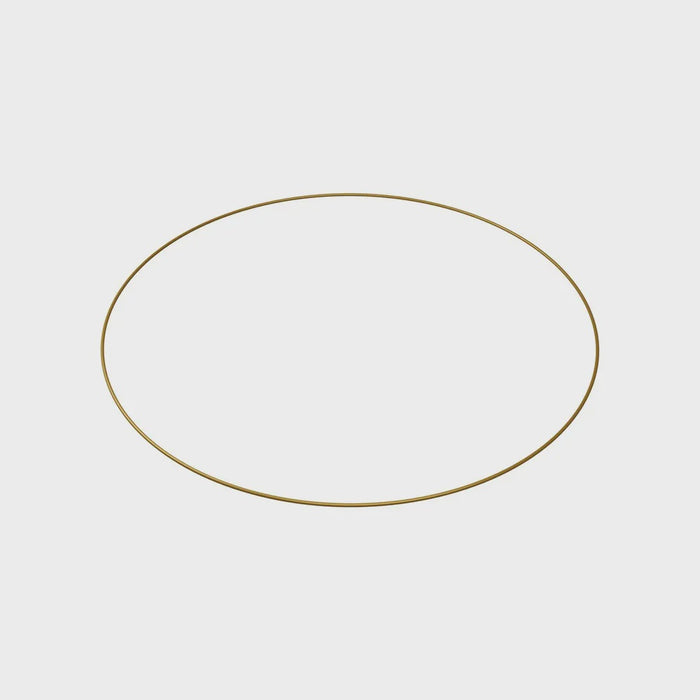 Gold Bridesmaid Flower Hoop - 50cm