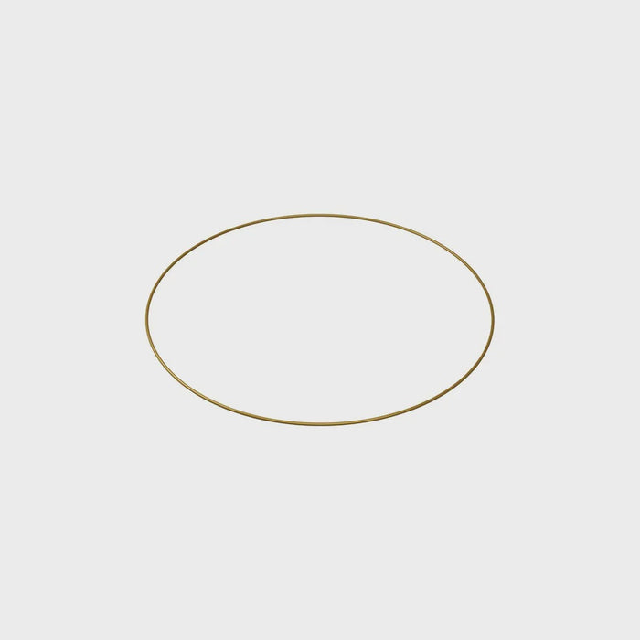 Gold Bridesmaid Flower Hoop - 40cm