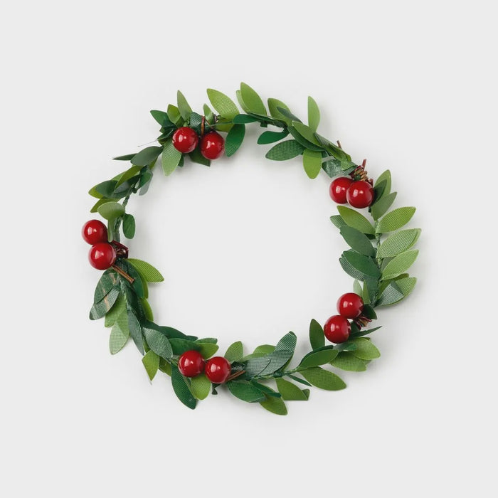 Mini Christmas Holly Wreath