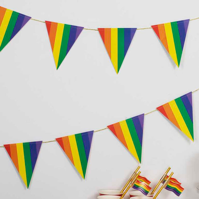 Rainbow Triangle Bunting Decoration