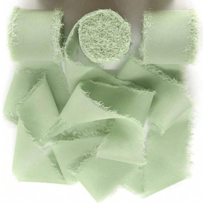 Chiffon Ribbon Roll - 5m - Sage Green