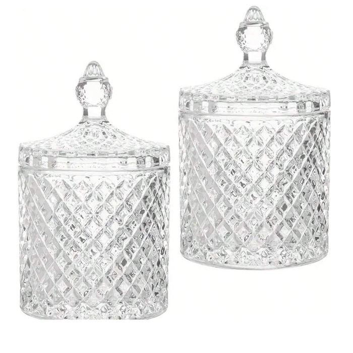Crystal Jar with Lid