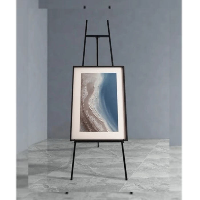 Black Metal Easel - 3 tier- 148cm Height