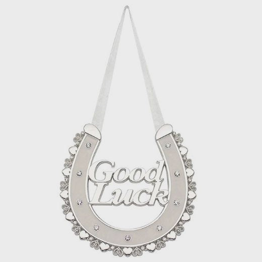 Silver Plated Horseshoe Good Luck