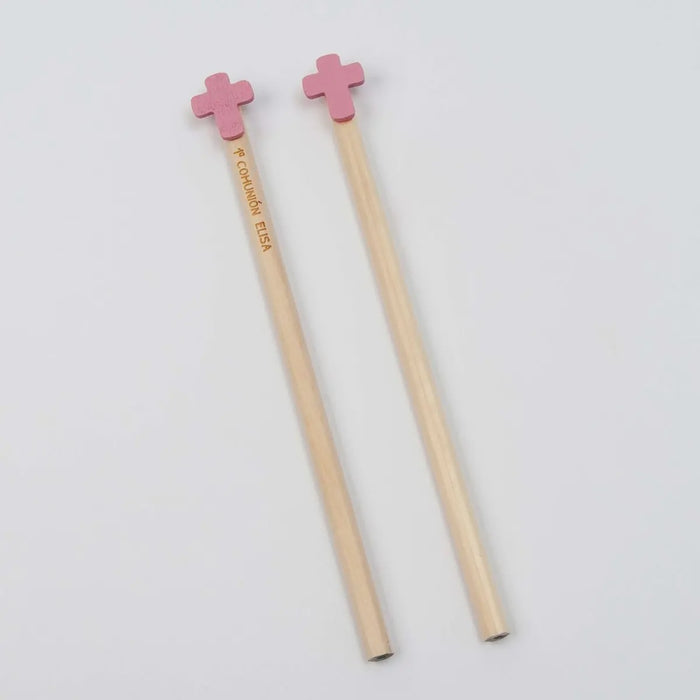 Pink Cross Pencil