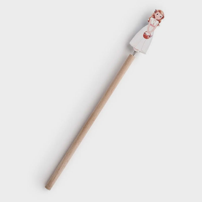 Communion girl pencil flower basket 24cm