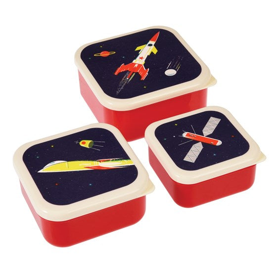 Space Age - Snack Boxes - Set Of 3