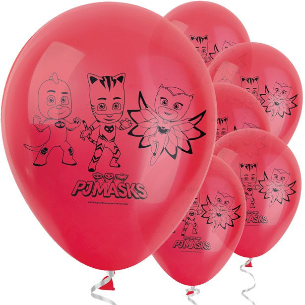 Balloons Latex - PJ Masks Balloons - 11" - 10pk