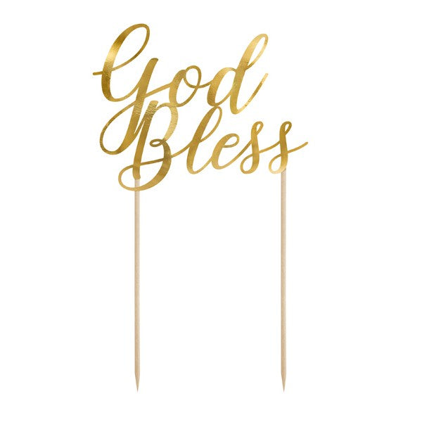 Cake Topper - God Bless