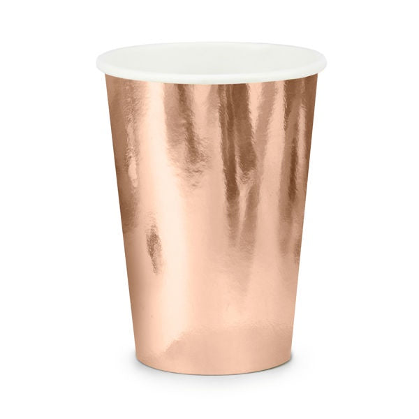 Party Cups - Rose Gold - 6pk