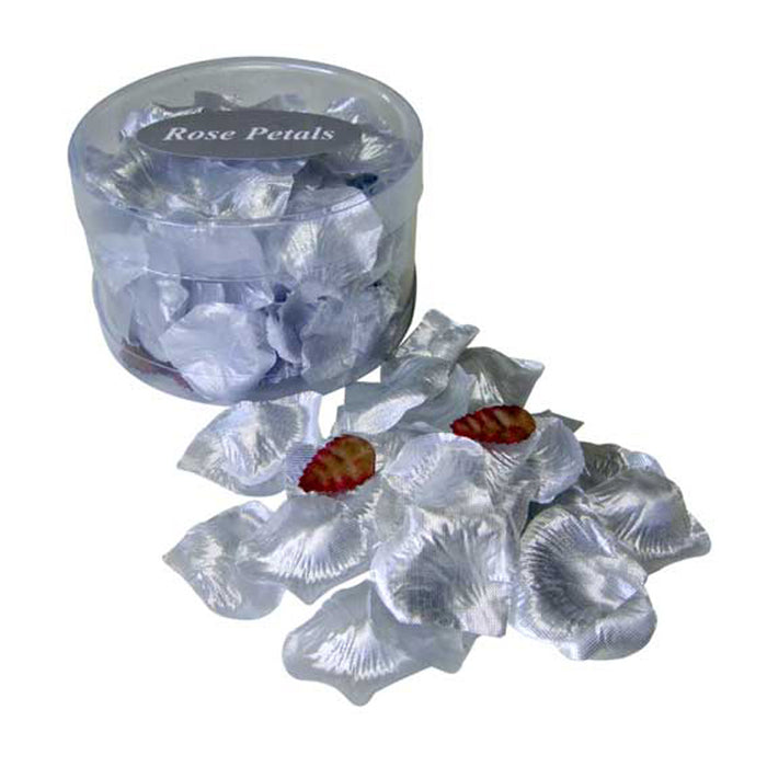 Rose Petals - Metallic Silver - Tub 150pcs