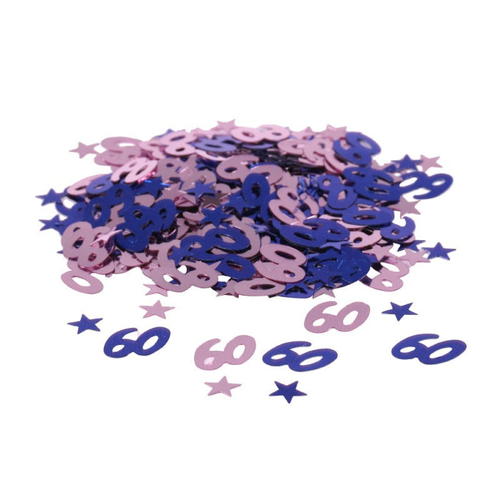 Table Confetti - 60th Birthday - Blue 14g