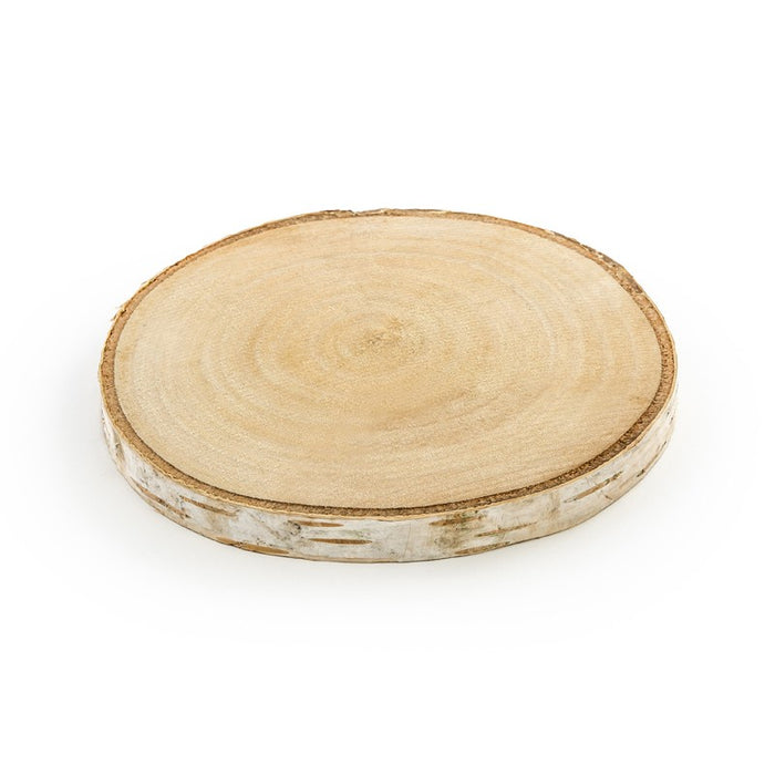 Wood Log Slice - 10-12cm - 2pk