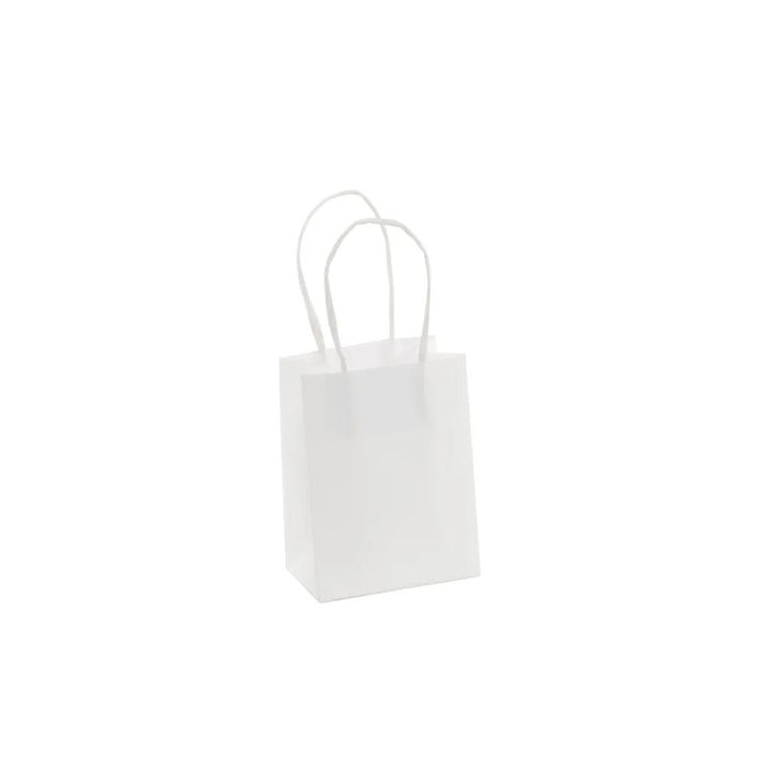 Kraft Paper Bags White x 10 (H8cm W6cm D4cm)