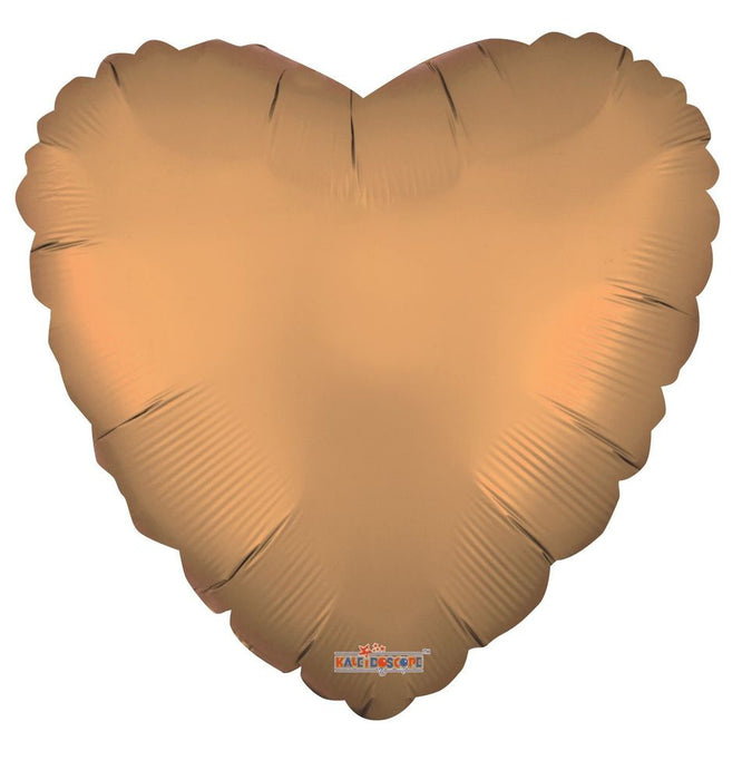 Balloon Foil Heart Shape - Solid Matte - Gold 18''
