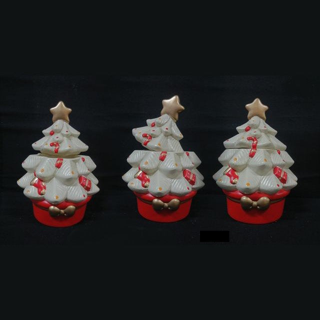 Ceramic Christmas Tree Cookie Jar