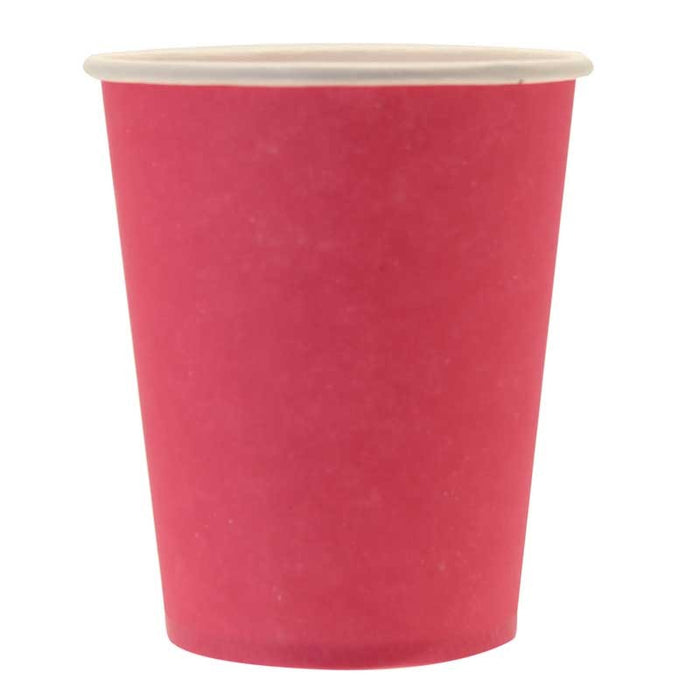 Paper Cups - Hot Pink - 265ml (8pk)