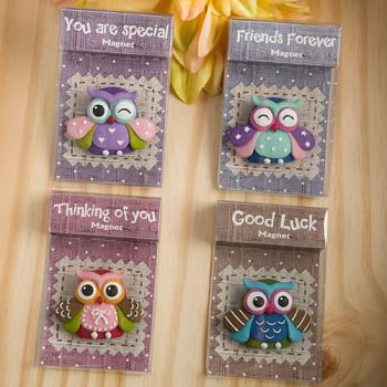 Sentimental Wise Owl Magnets
