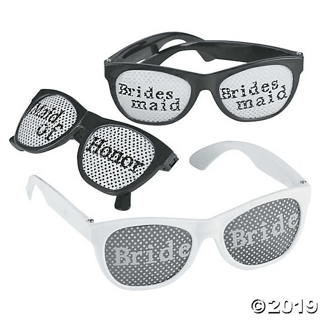 Bridal Party Pinhole Glasses