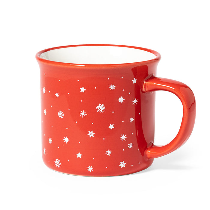 Mug with Stars and Snowflakes
