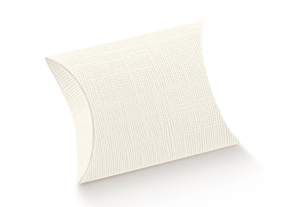 Pillow Box - White Satin - 70X70X25mm