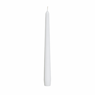 Tapered Candle - White - 240x23mm