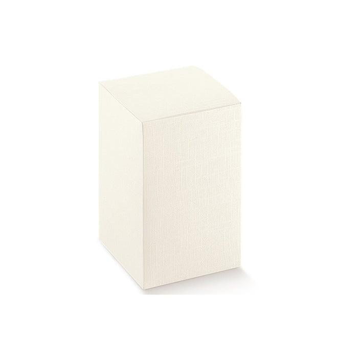 Box - White Satin - 80X80X150mm