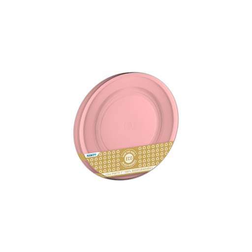 Dessert Plates - Biodegradable - Pink 12pk