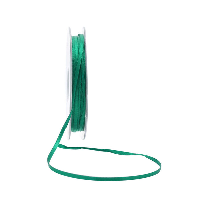 Satin Ribbon - 3mm - Emerald