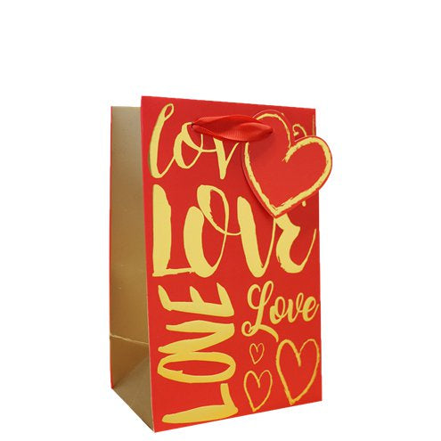Love Text Perfume Gift Bag
