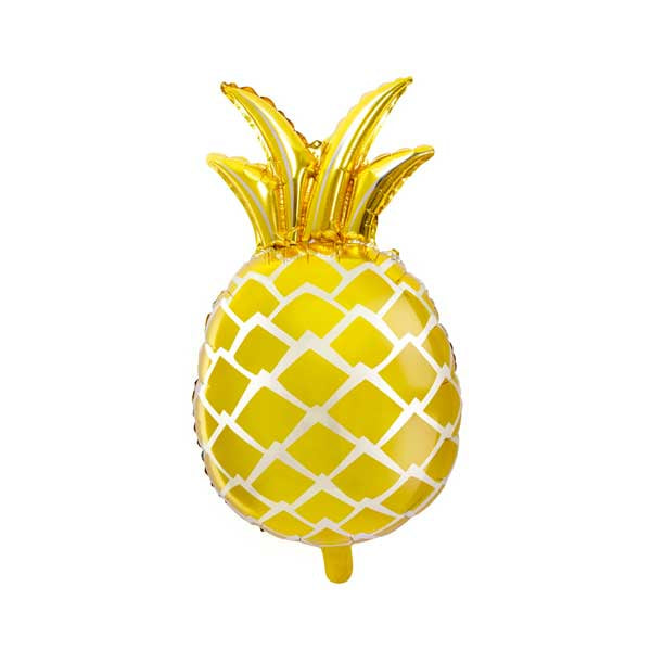 Foil Balloon Pineapple - Gold -  38x63cm