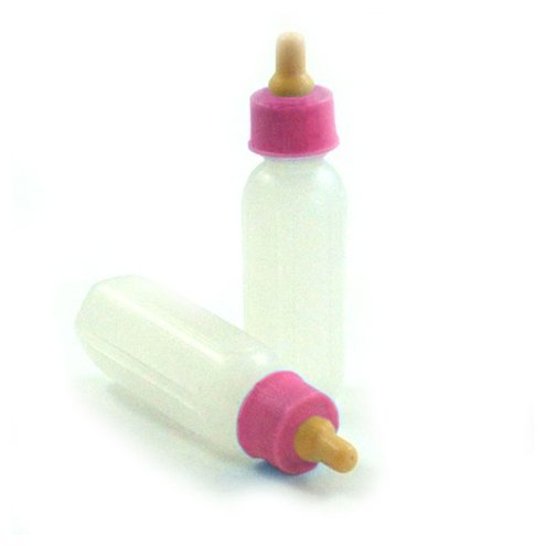 Baby Shower Baby Bottles - Pink