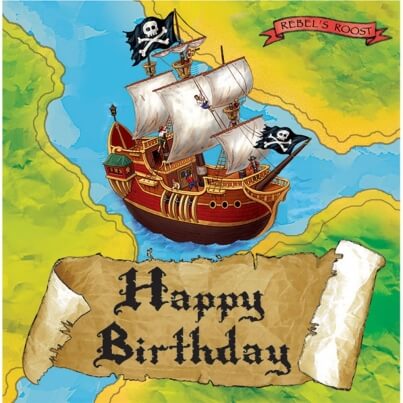 Pirate Birthday Napkins
