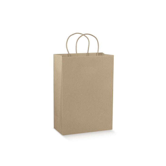 Gift Bag - Kraft with Rope Handles - 190x90x250mm