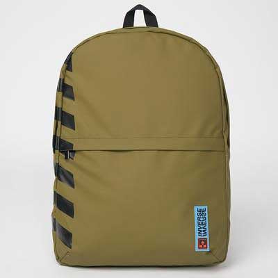 Backpack Plain Stripes Inverse - Khaki