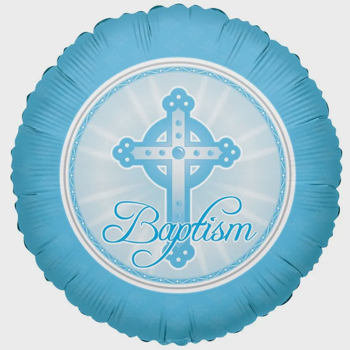 Baptism Light Blue Balloon (18inch)
