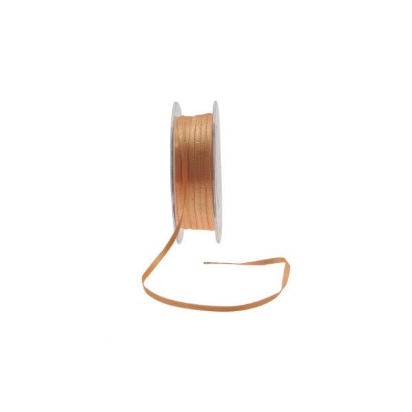 Satin Ribbon - 3mm - Light Orange