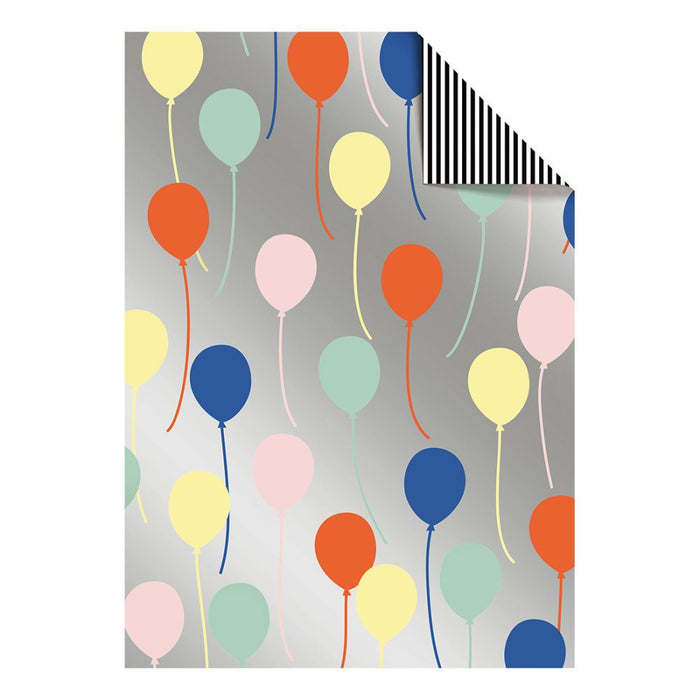 Wrapping paper sheet „Ballo“ 50x70cm red