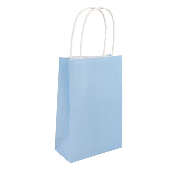 Baby Blue Paper Party Bag with Handles