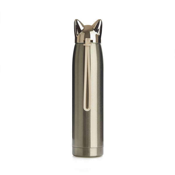 Thermo Flask -  Cat 320 ml Gold