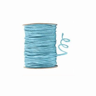 Ribbon - Wired Paper Chord - Light Blue