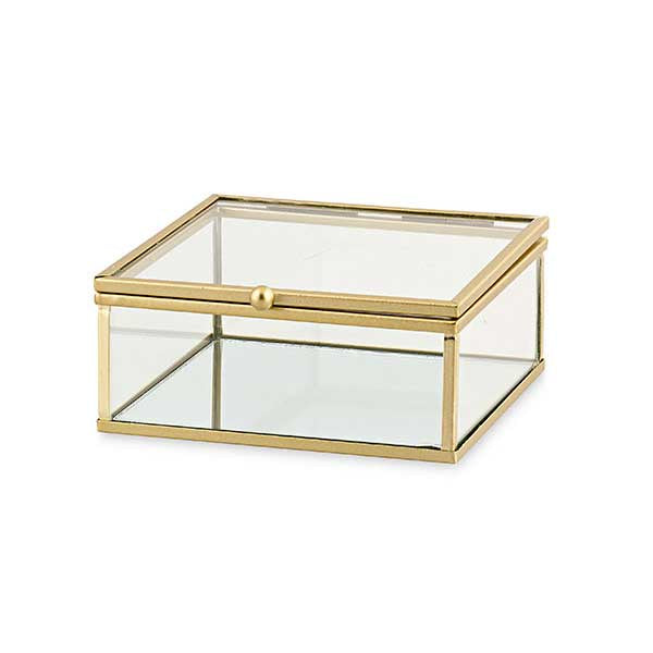 Glass Box - Gold - 12x12cm