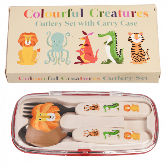 Colourful Creatures Children's  Cutlery Set