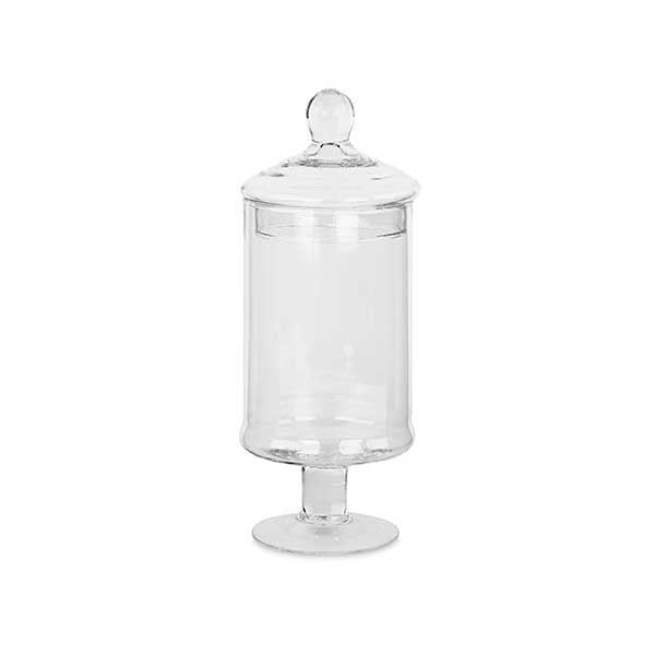 Glass Candy Jar with Lid - 34cm H