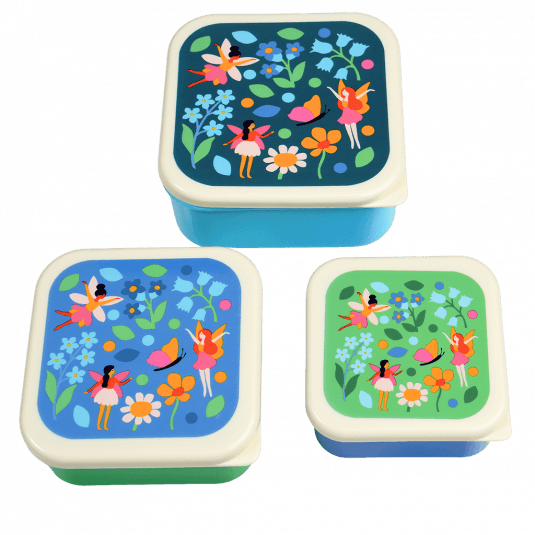 Fairies In The Garden Snack Boxes (set Of 3)